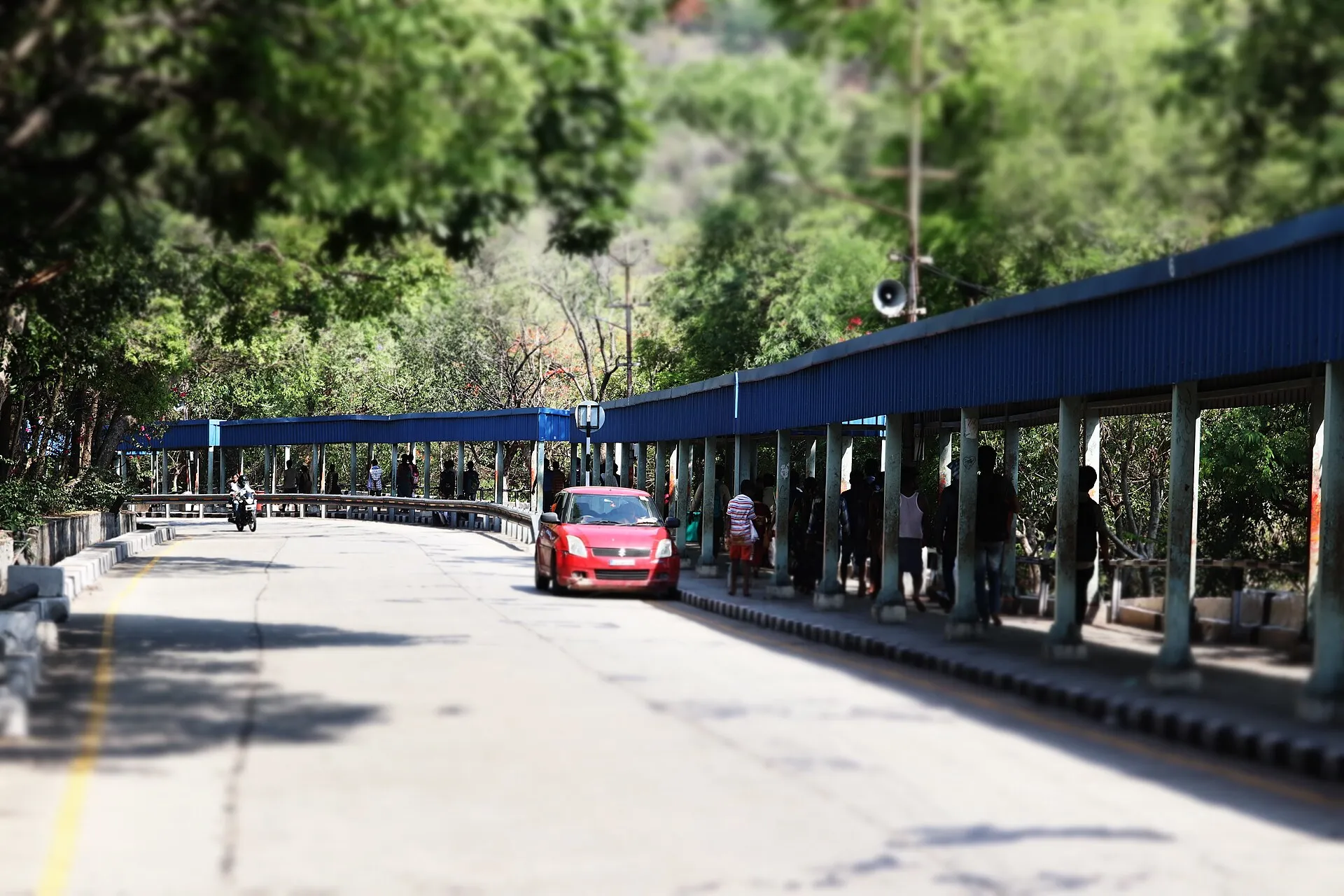 The Alipiri footpath running beside the Tirumala ghat road