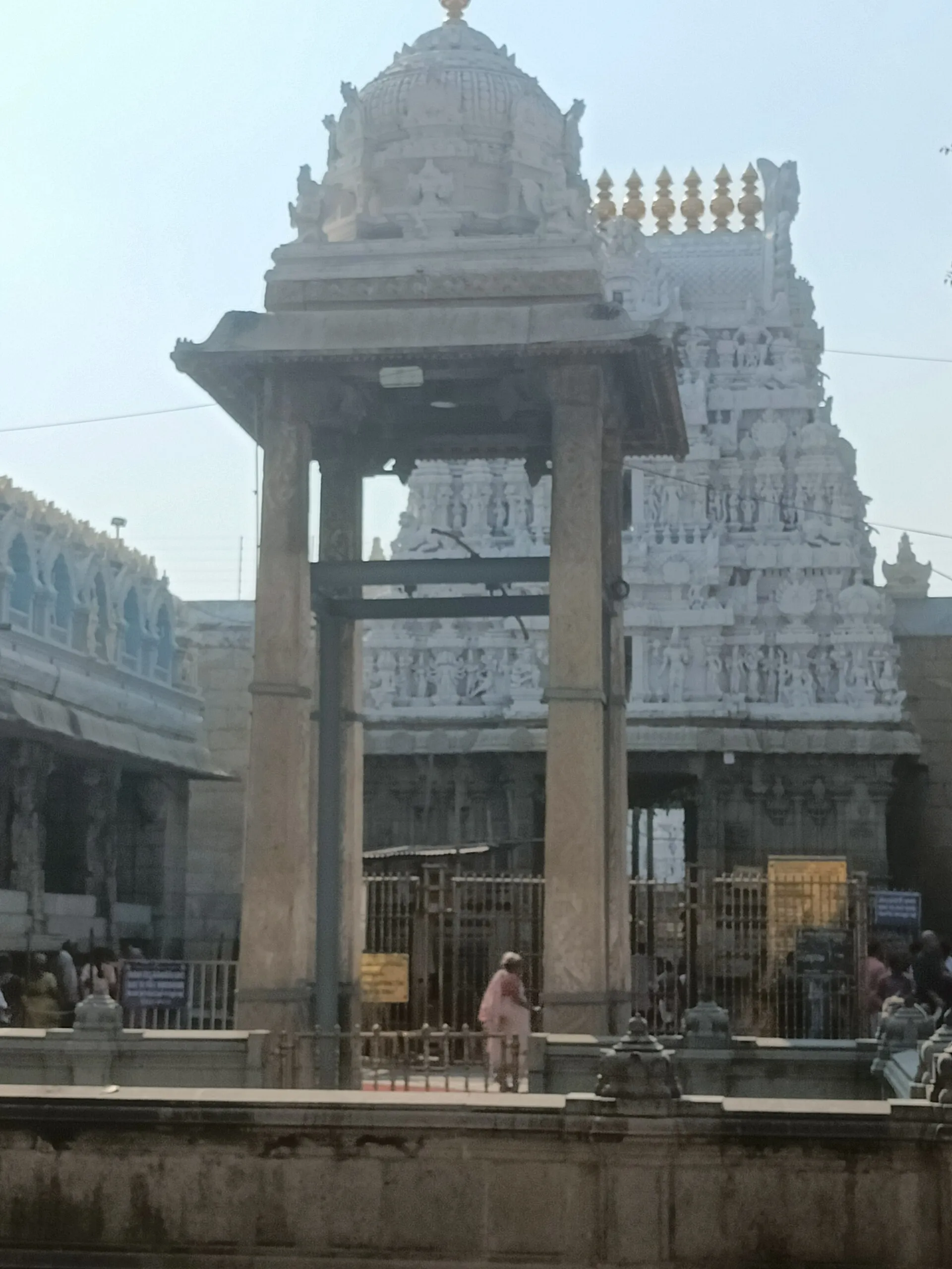 The gopuram of Sri Govindaraja Swamy temple in Tirupati